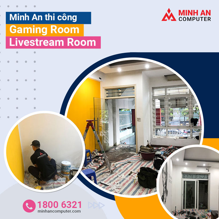 đơn vị thi công gaming room uy tín