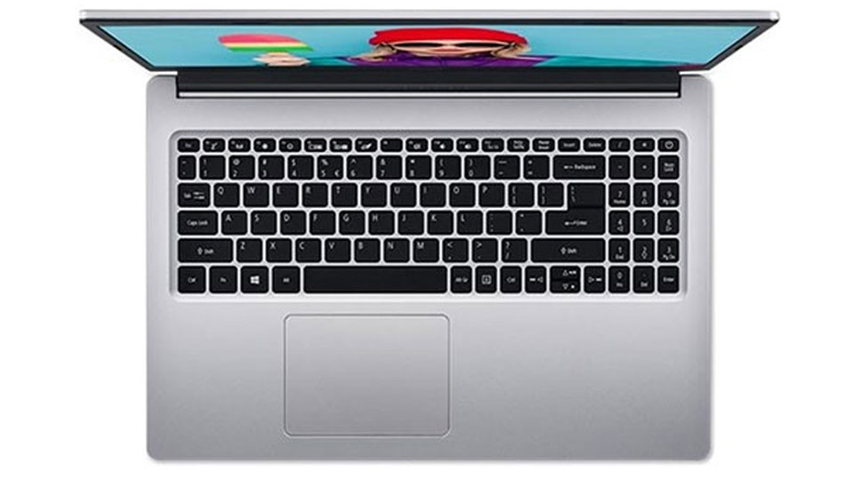 Laptop Acer Aspire 3 A315-58-58ES sở hữu bàn phím fullsize