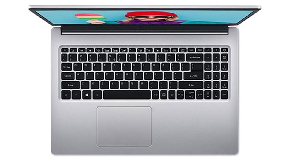 Laptop Acer A315-58G-56K8 sở hữu bàn phím fullsize