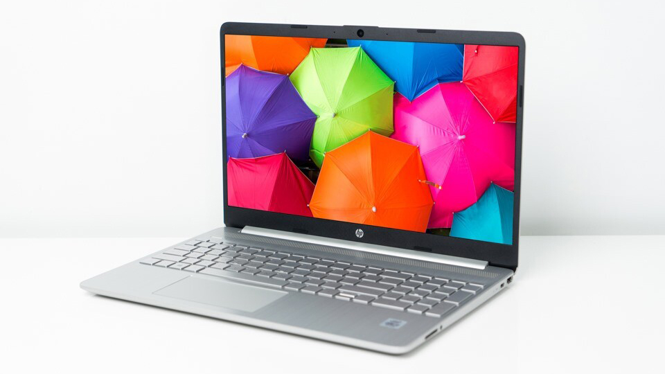 laptop HP 15s bàn phím thiết kế khoa học