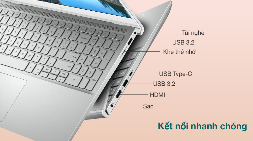 Laptop Dell Inspiron 7501 N5I5012W đa dạng kết nối