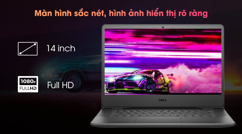 Hình ảnh của Laptop Dell Vostro 3400 YX51W2 hiển thị sắc nét