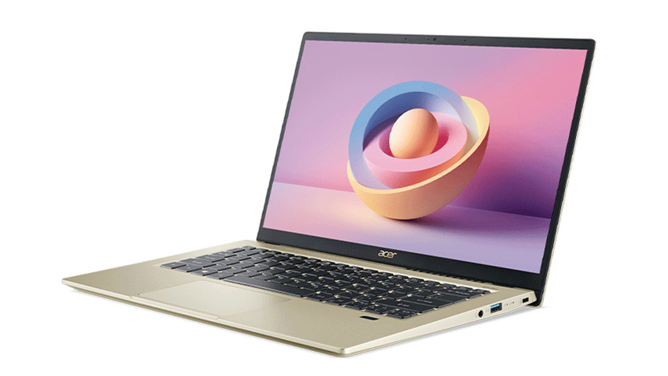 Laptop Acer Swift 3X SF314-510G-57MR cổng kết nối đa dạng
