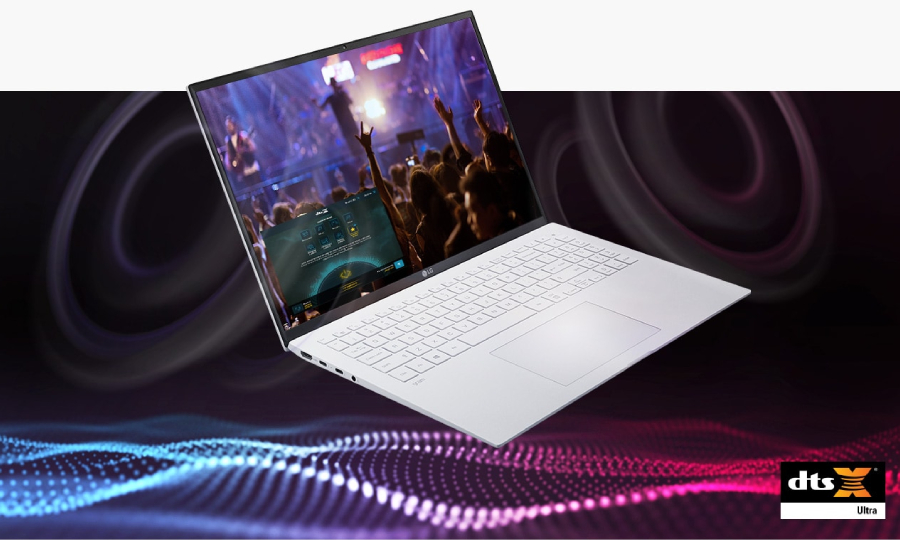 Âm thanh giải trí của Laptop LG Gram 16ZD90P G.AX54A5 chân thực