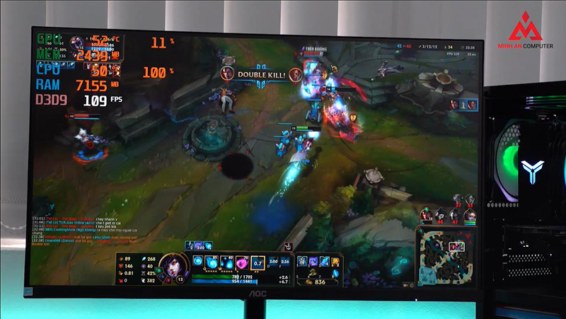 Máy tính chơi game i3 9100F / RX 570 4GB / Ram 8GB / SSD 128GB