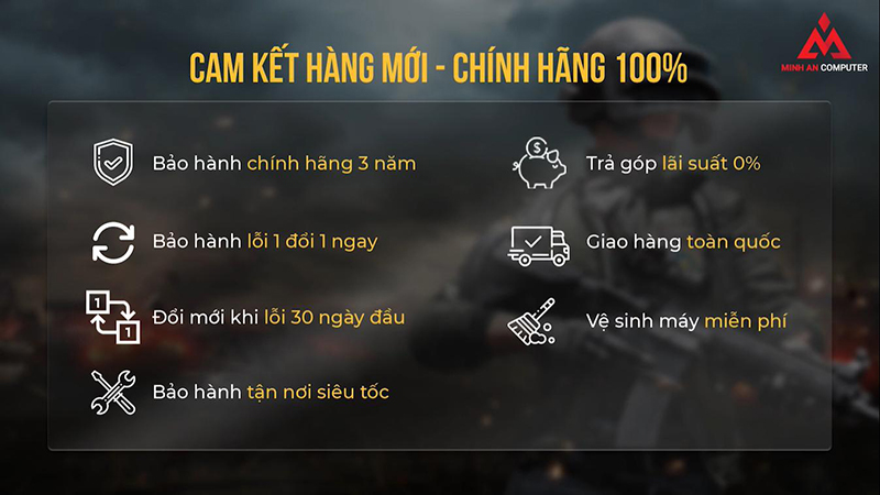 bảo hành bộ máy tính pc
