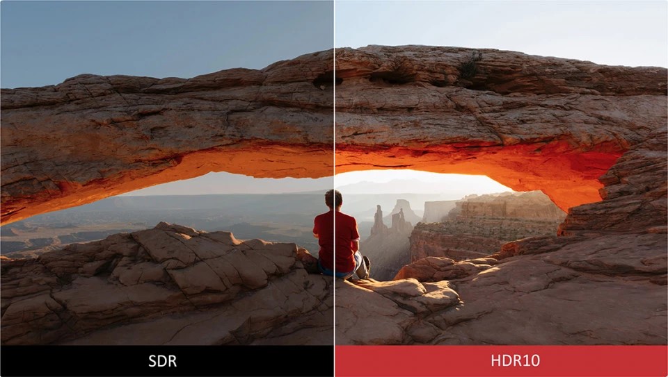 HDR10 mang lại độ tương phản và độ chính xác màu sắc tuyệt vời