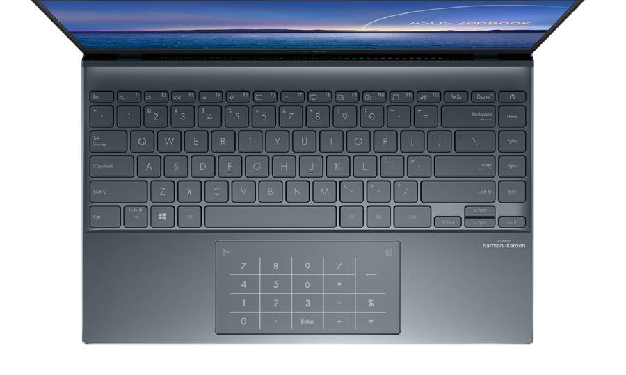Bàn phím, touchpad laptop Asus Zenbook 14 UX425EA-KI4T39T sáng tạo