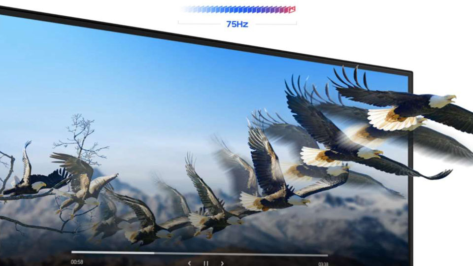 Màn hình Samsung LF24T370FWEXXV tần số quét ấn tượng