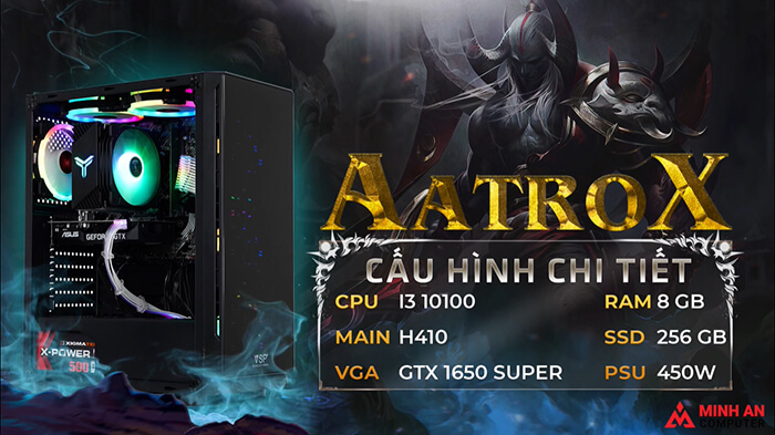 pc gaming aatrox i3 10100