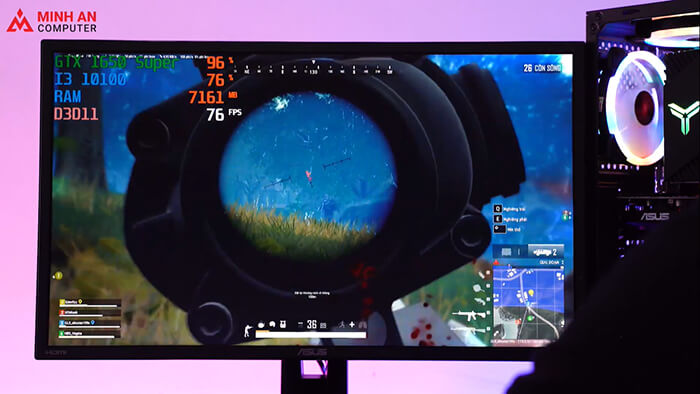 chơi game PUBG PC