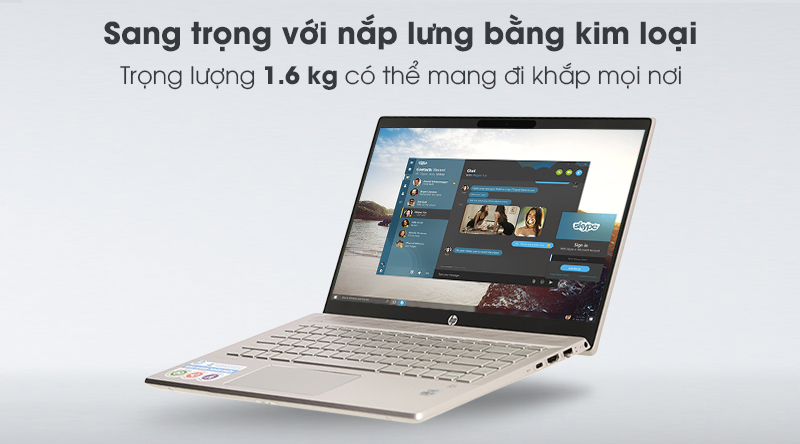 Laptop HP mỏng nhẹ 