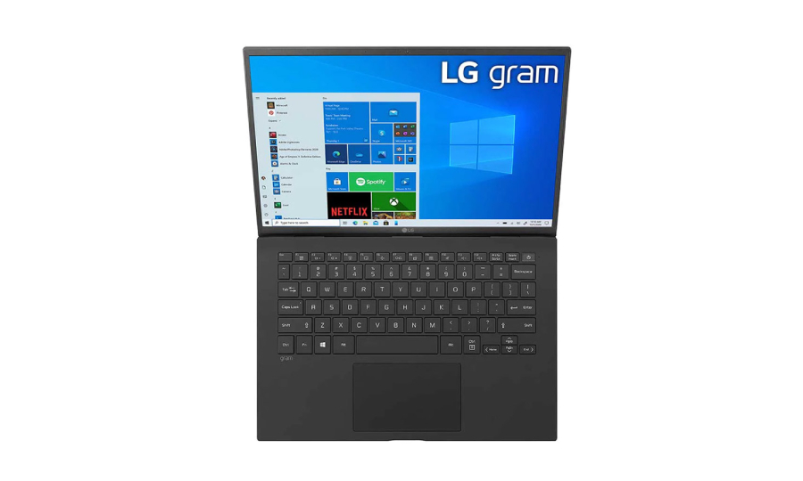 Bàn phím của Laptop LG Gram 17Z90P G.AH78A5 thiết kế hợp lý