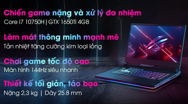Laptop Asus ROG Strix G512-IAL001T gaming