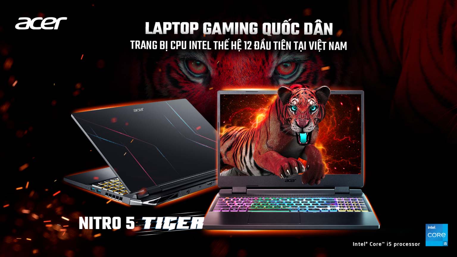 Laptop Acer Nitro 5 Tiger AN515-58-52SP NH.QFHSV.001