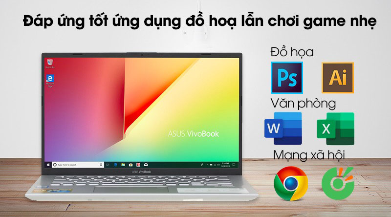 Máy có hiệu năng ổn định, xử lý tác vụ nhanh chóng