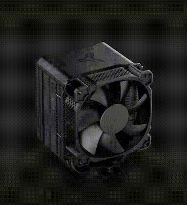 Jonsbo Jonsbo HX6210 CPU-Kühler - 92mm, schwarz Dissipateur