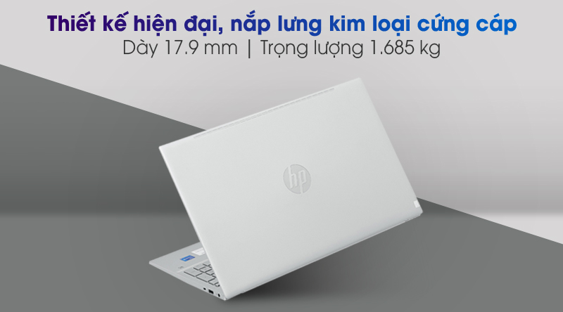 Thiết kế của Laptop HP Pavilion 15-eg0073TU 2P1N4PA mỏng nhẹ