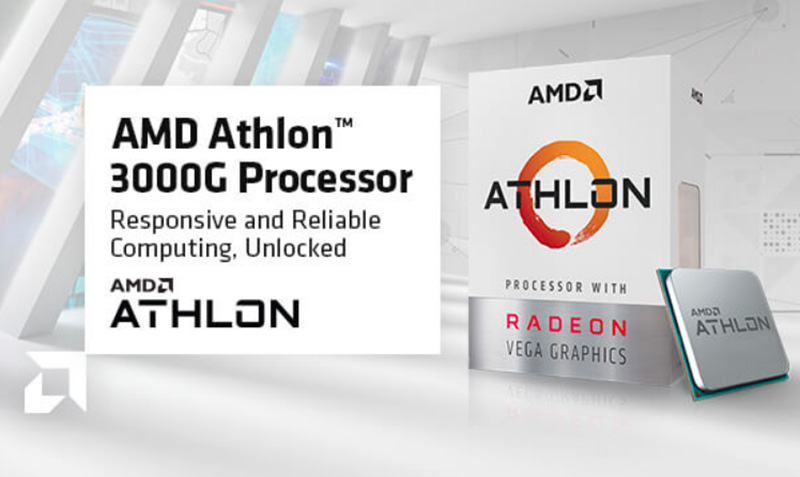 bộ xử lý amd athlon 3000g pc excel 