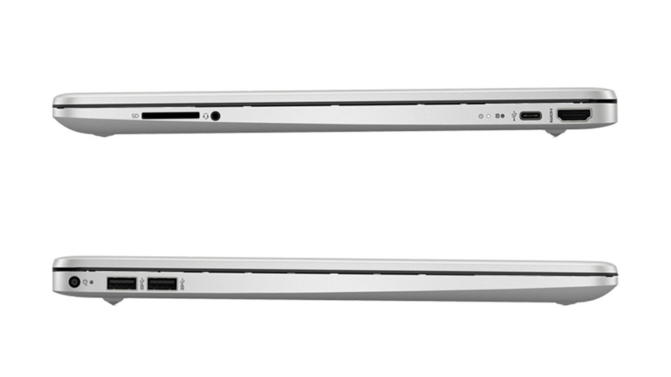 Laptop HP 15s-fq1021TU 8VY74PA đầy đủ cổng kết nối