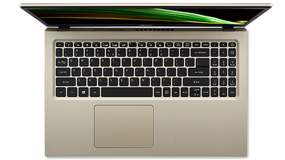 Laptop Acer Aspire 3 A315-58-58SP NX sở hữu bàn phím fullsize