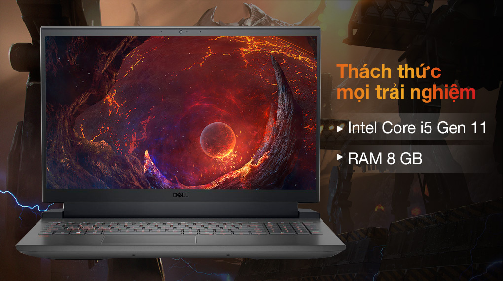 Cấu hình của Laptop Dell Gaming G5 15 5511 mạnh mẽ