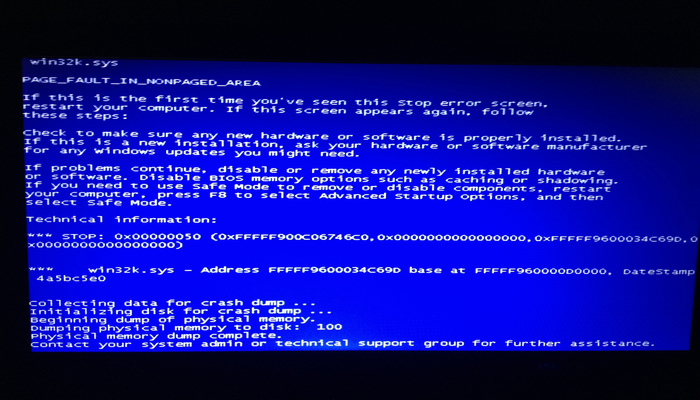 Nguyên nhân PC xanh màn hình và máy tính xanh màn hình 1