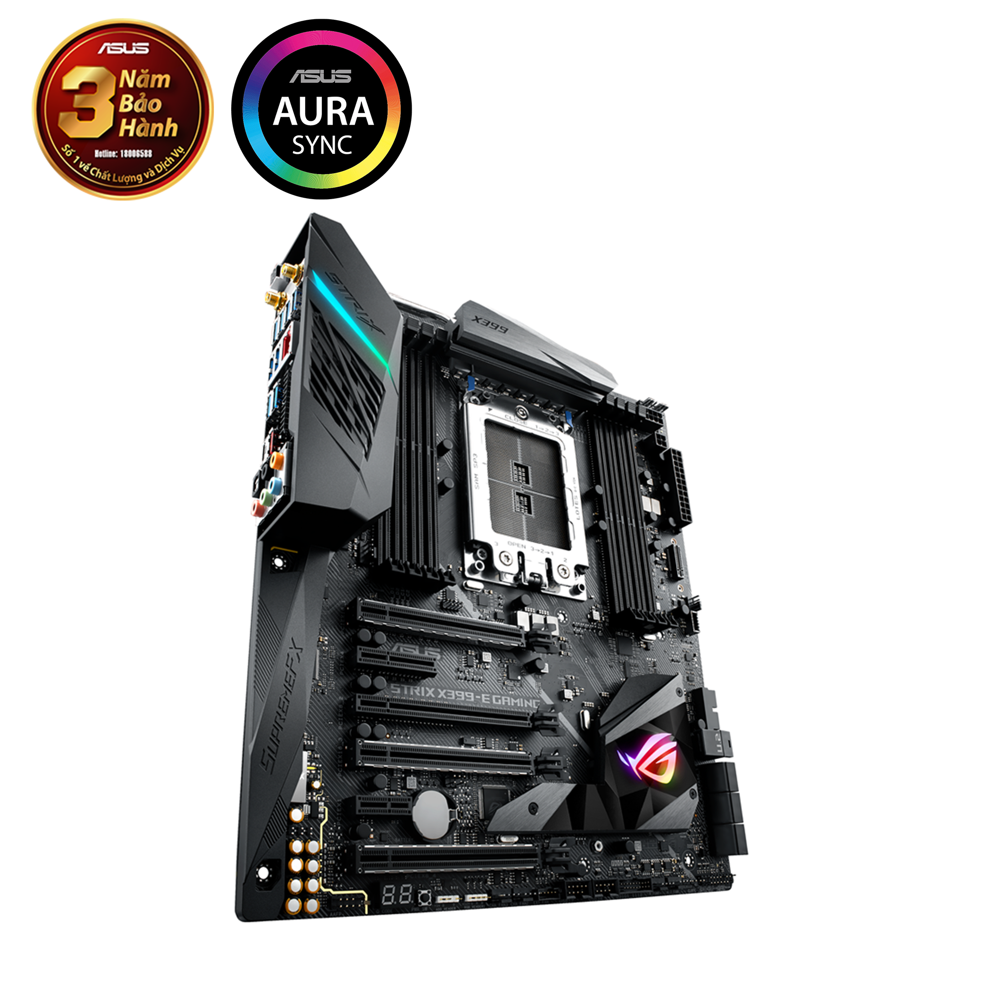 ASUS ROG Strix X399-E Gaming I/O Shield - Piastra Posteriore Originale Nera