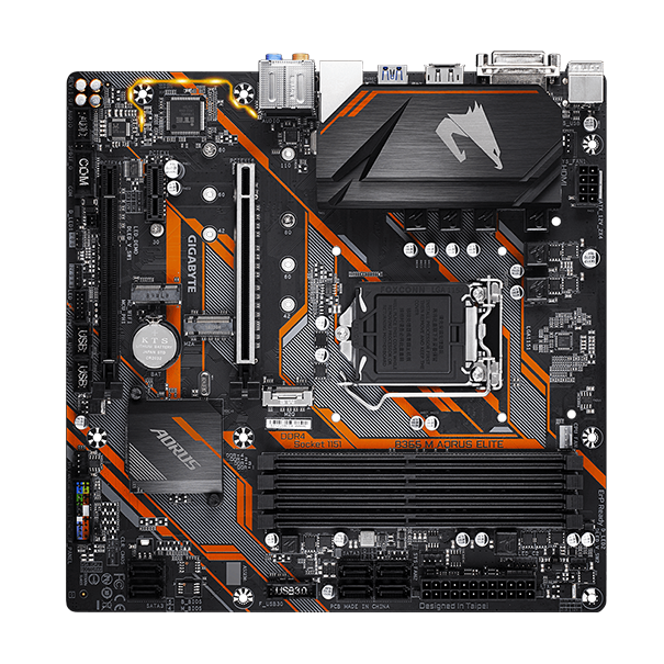 Gigabyte b365m aorus elite подключение